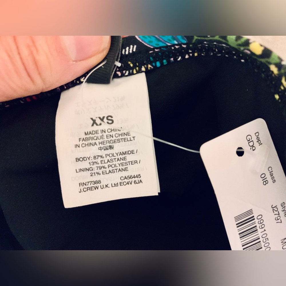 J.CREW Bikini Set, “Dryad Palms” - Rare! NWT 👙 - Picture 4 of 8